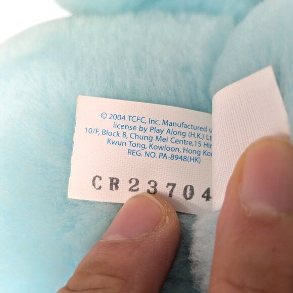 2004 Care Bear Cousins Blue Proud Heart Cat Plush Stuffed Animal Soft Toy 14" - Picture 8 of 8